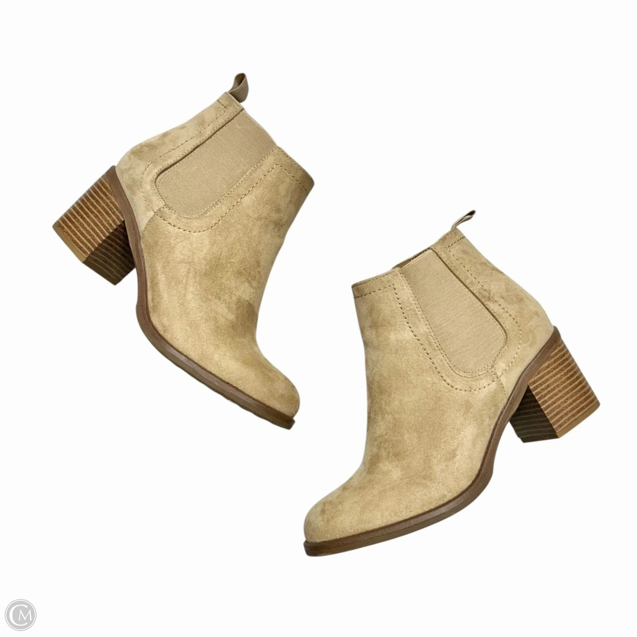 Boots Ankle Heels By Sonoma In Tan, Size: 8.5 Camping Trip All Season