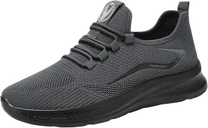 Men Sports Shoes Fashionable New Pattern Simple Mesh Breathable and Comfortable Flat Bottom Thick Sole Men Shoes Sneaker
