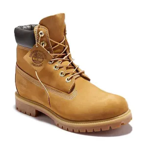 Men's 6" Premium Waterproof Wheat Comfort Lining Comfort Seeker Padded Interior Rainy Day Commuter