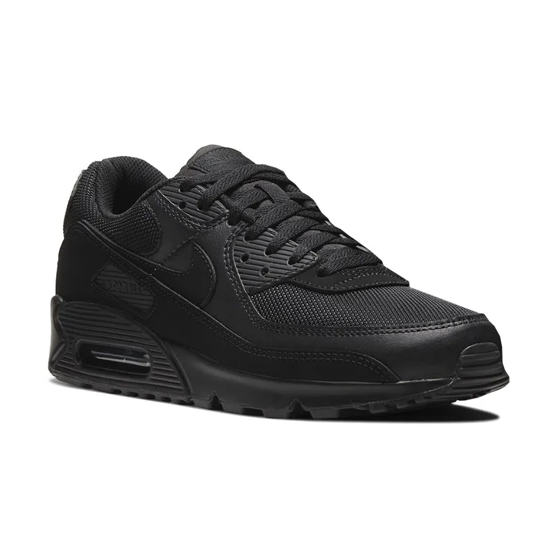 Enhanced Ground Feel Men's Air Max 90 Black/Black/Black