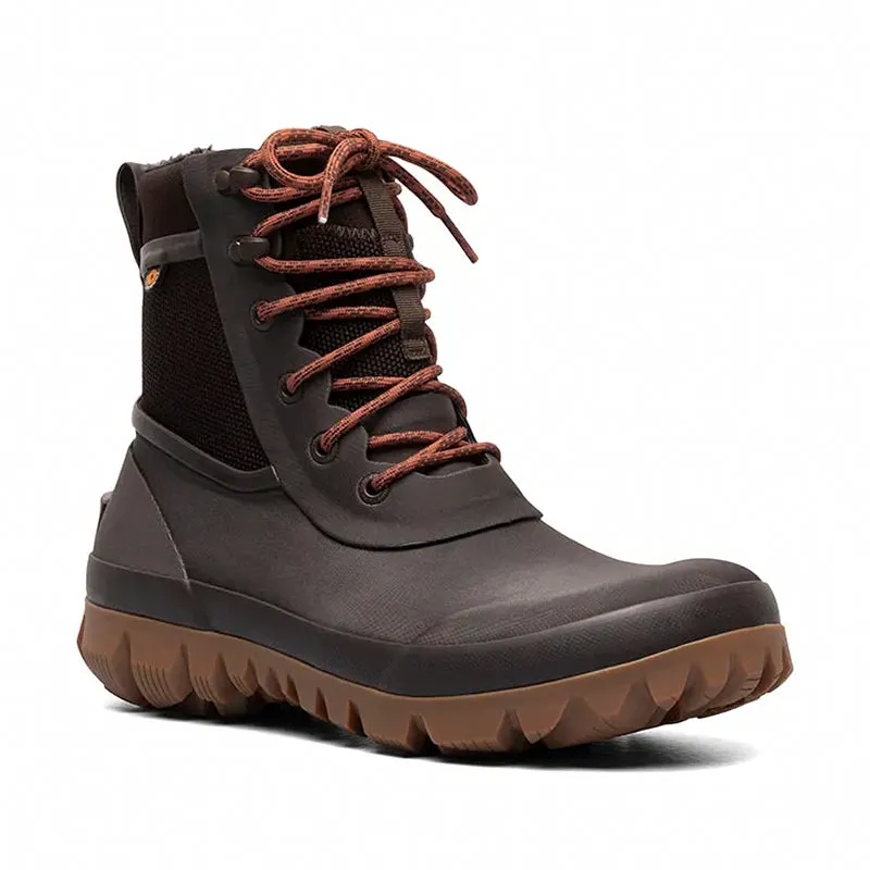 Men's Arcata Urban Lace Dark Brown Suede Feel