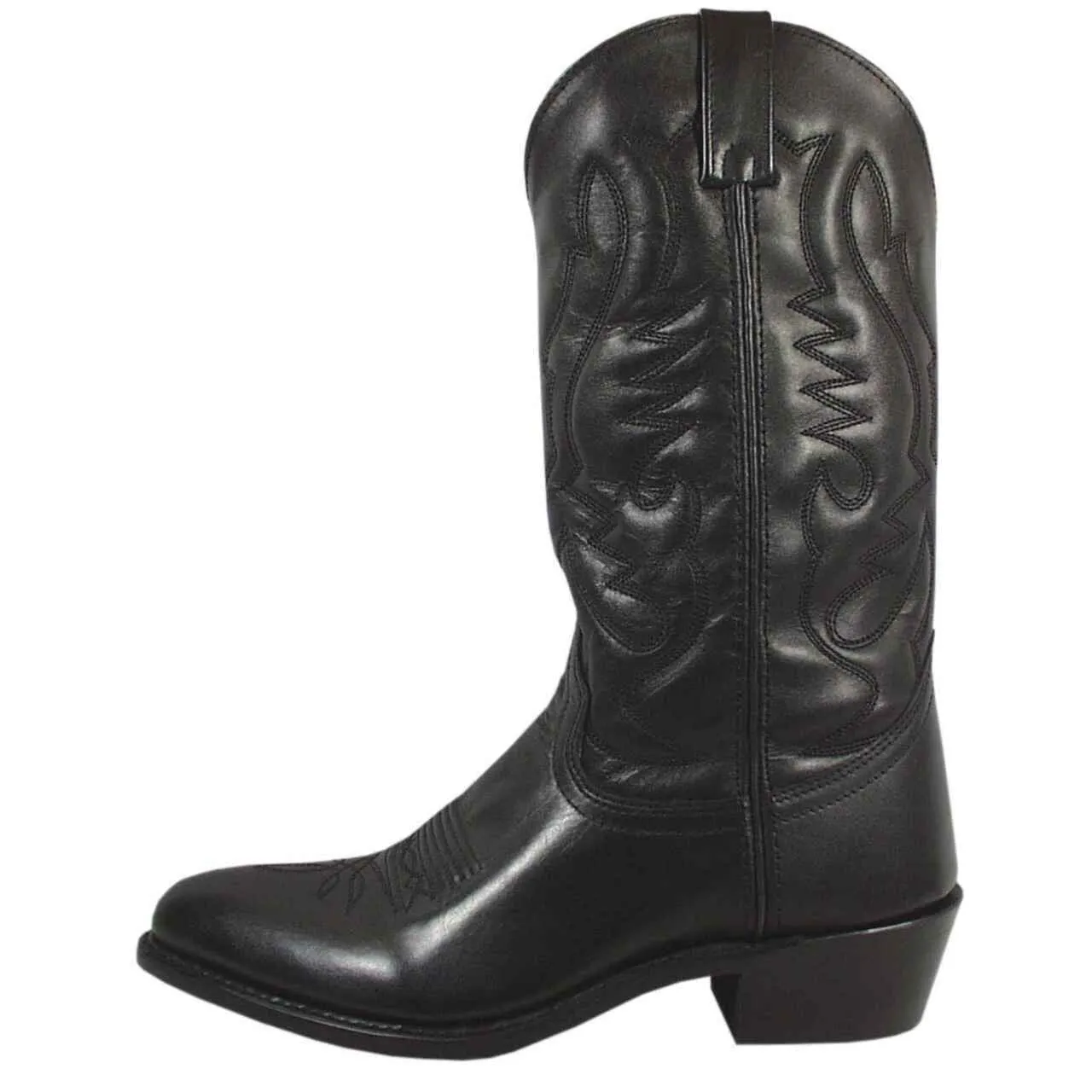 Men's Black Western Round Toe By Smoky Mountain 4032