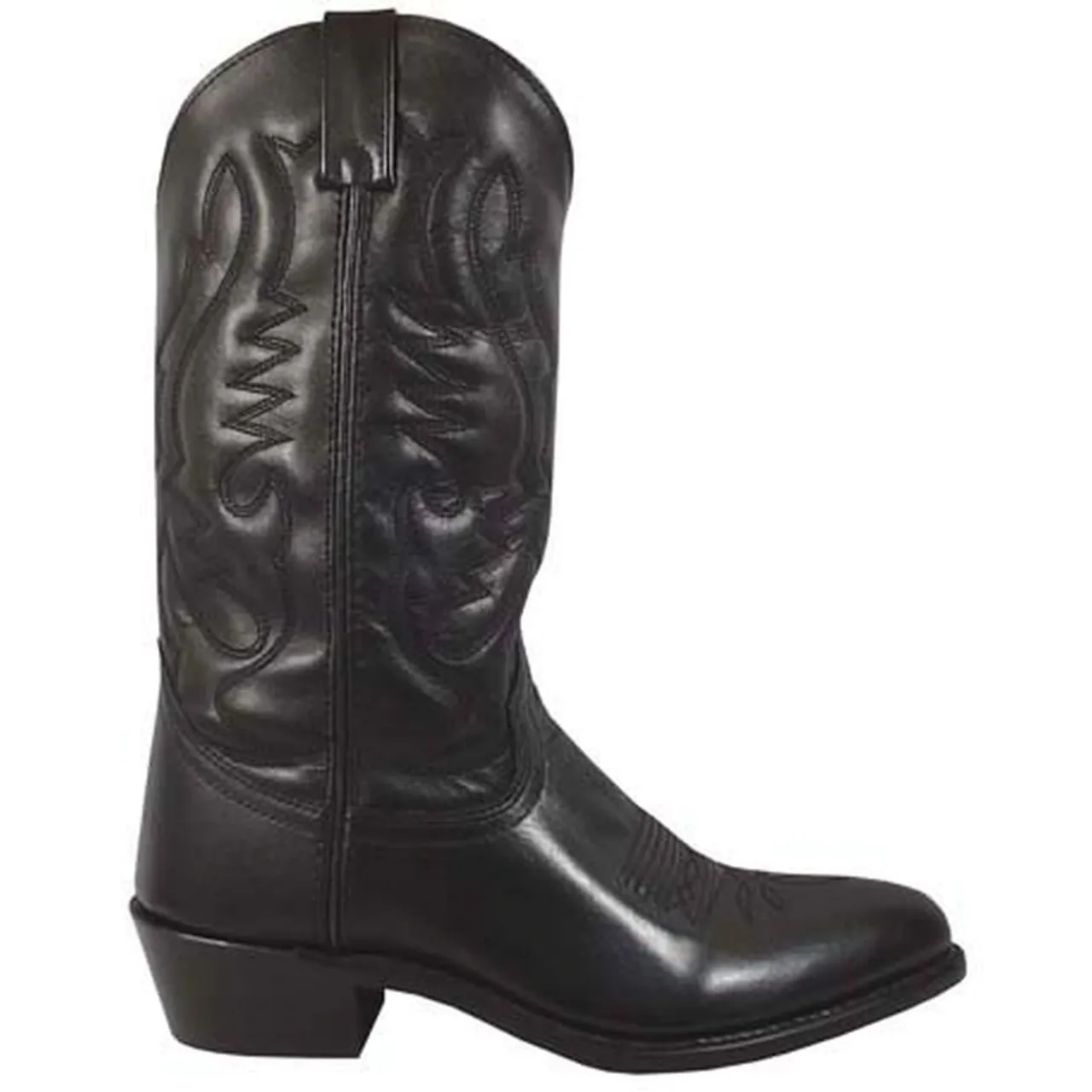 Men's Black Western Round Toe By Smoky Mountain 4032