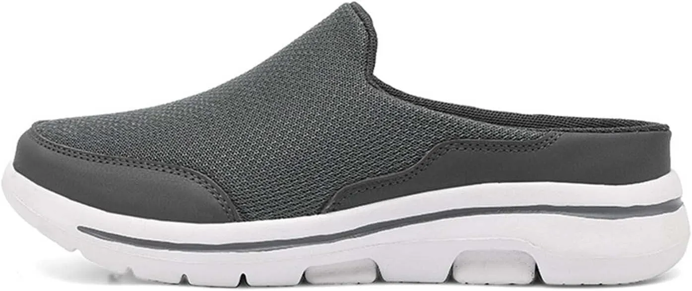 Men's Breathable Barefoot Shoes Soft Flat Soled Slip On Mesh Shoes Heelless Walking Shoes Business Walking Men