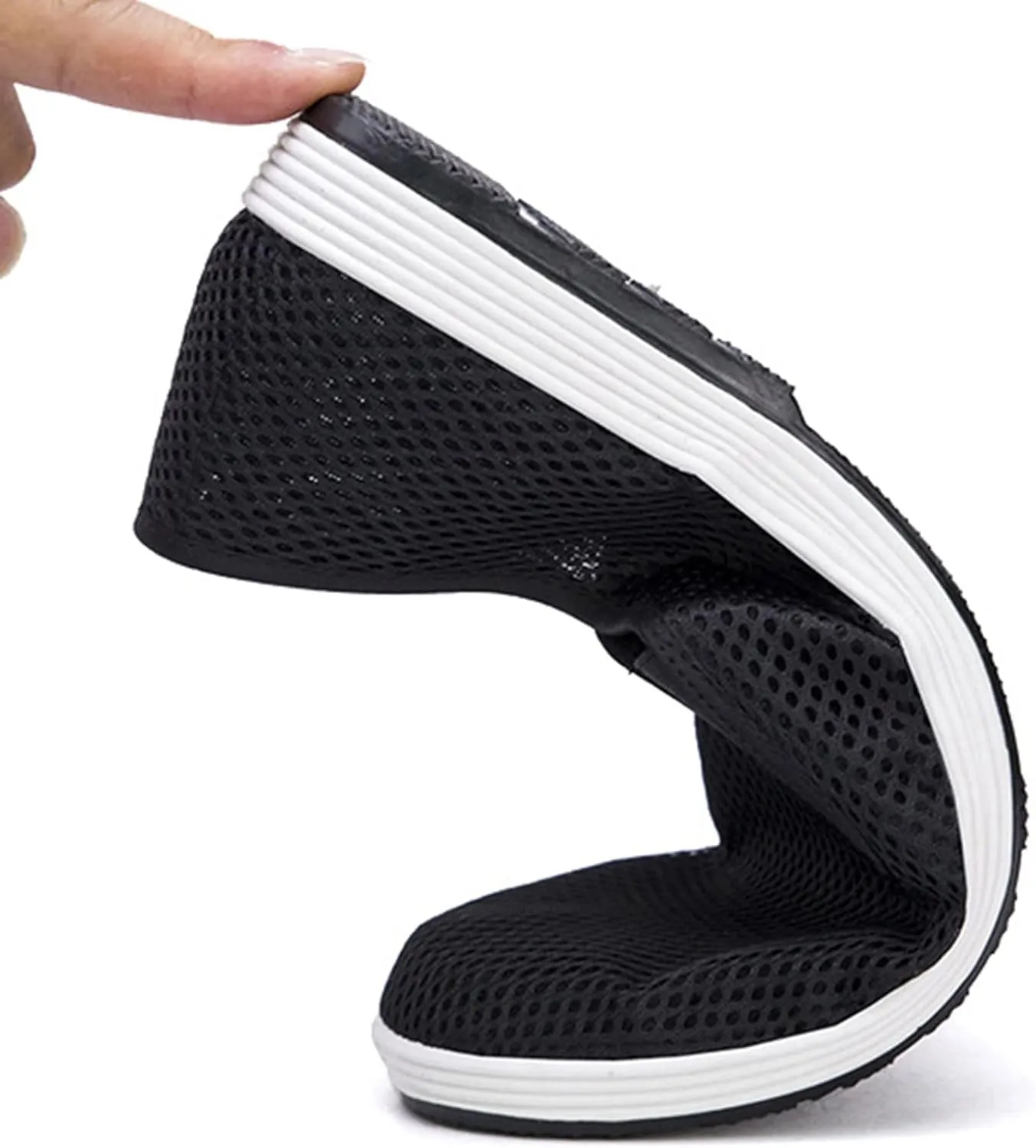 Men's Breathable Mesh Shoes Slip On Comfortable Shoes Lightweight Wide Walking Casual Breathable for Men
