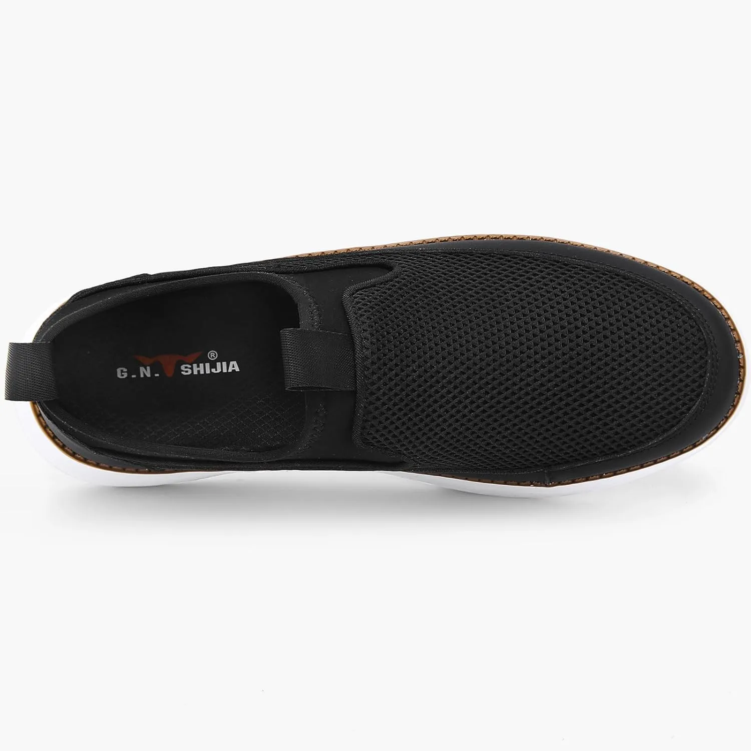 Men's Casual Dress Slip on Sneakers Oxfords Business Mesh Breathable Walking Shoes Tennis Comfortable