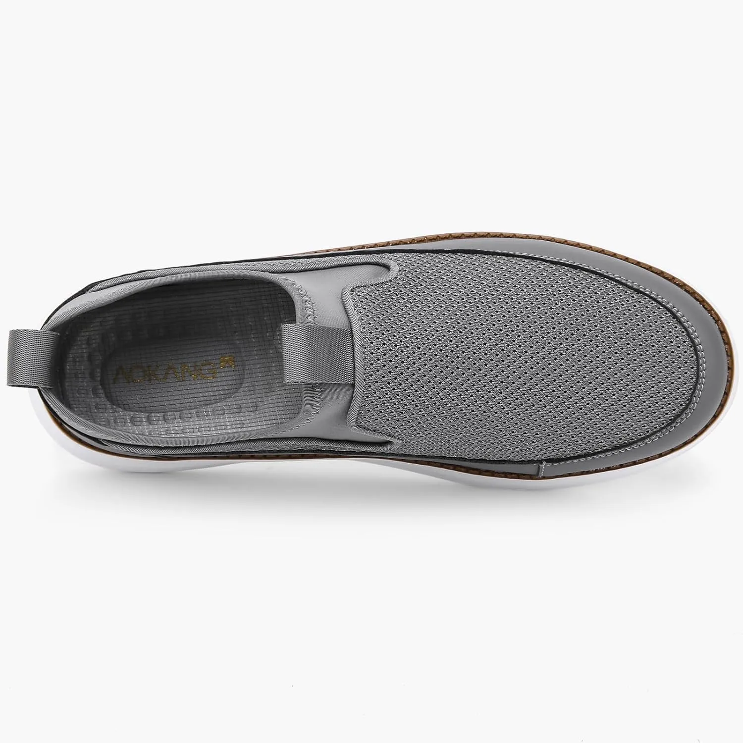Men's Casual Dress Slip on Sneakers Oxfords Business Mesh Breathable Walking Shoes Tennis Comfortable
