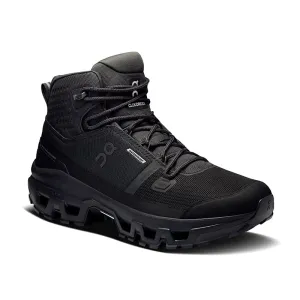 Men's Cloudrock Mid Waterproof Black/Black Daily Activity Slip Resistant Outsole