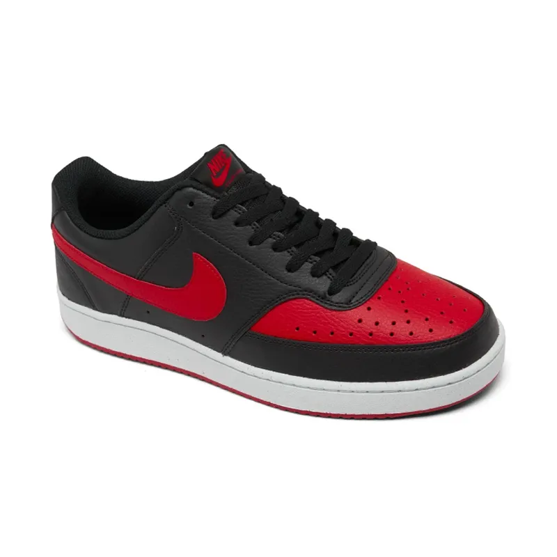 Men's Court Vision Low Next Nature Black/Red/White Good Grip