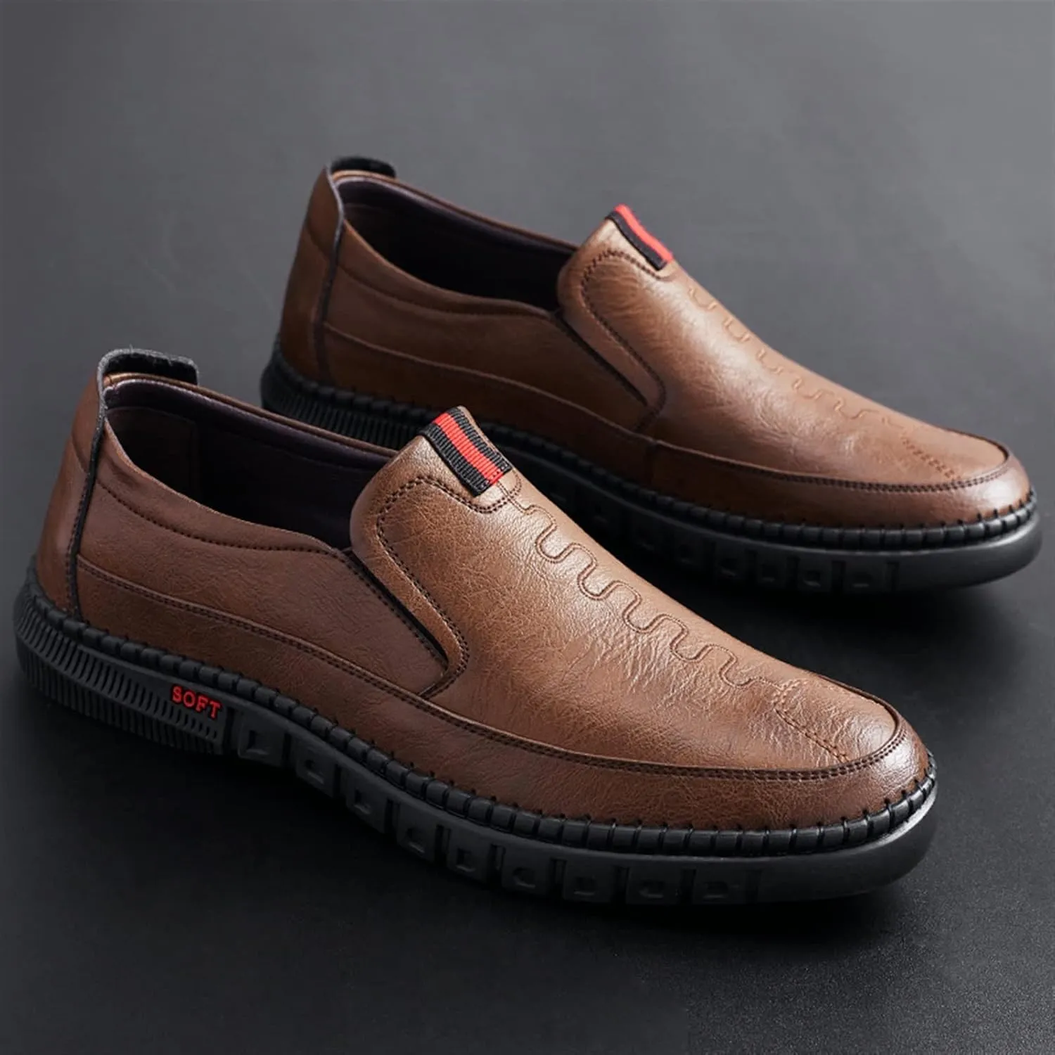 Mens Dress Shoes Men's Leather Shoes Casual Men's Shoes Breathable Shoes Men's Shoes(9.5)