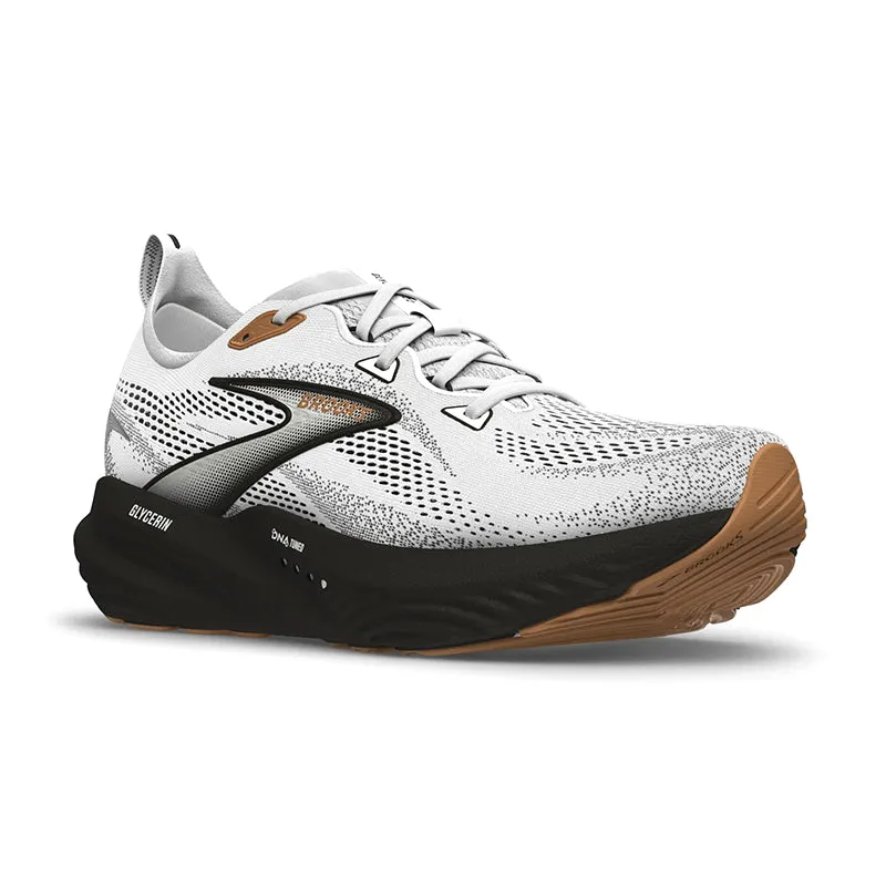 Men's Glycerin 22 White/Grey/Black Ozone Resistant Outsole Color - coordinated
