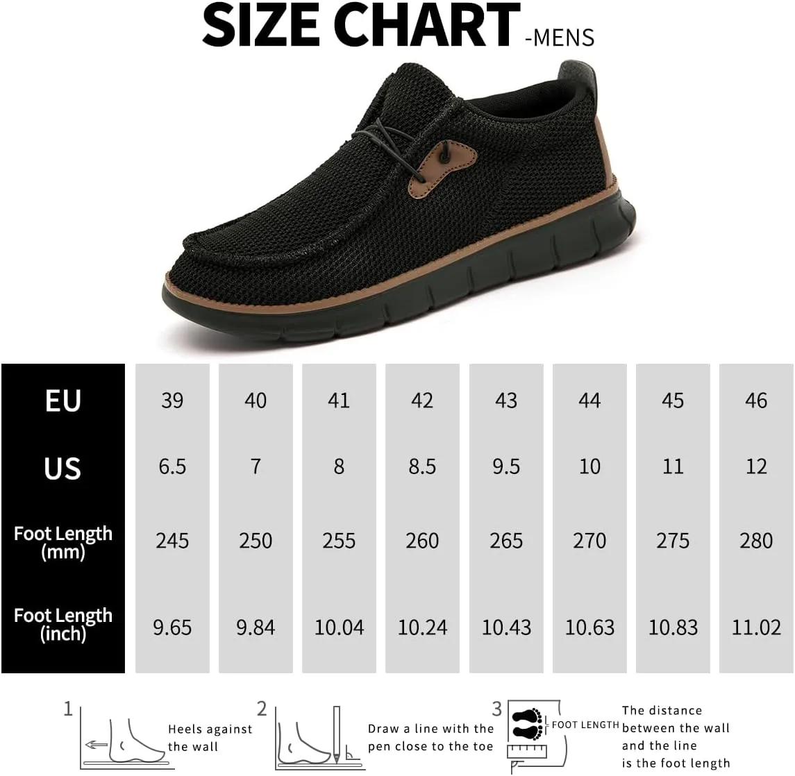 Men's Loafers Casual Slip On Casual Boat Shoes Comfort Soft Daily Flats Work Driving Walking Shoes Lightweight Breathable