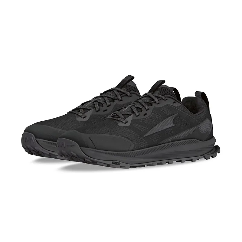 Men's Lone Peak 9 Black Waterproof Cushion