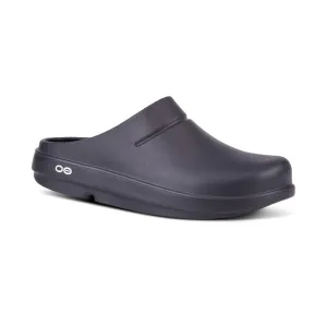 Men's OOcloog Black Matte Outdoor Walking Comfort Everyday Step
