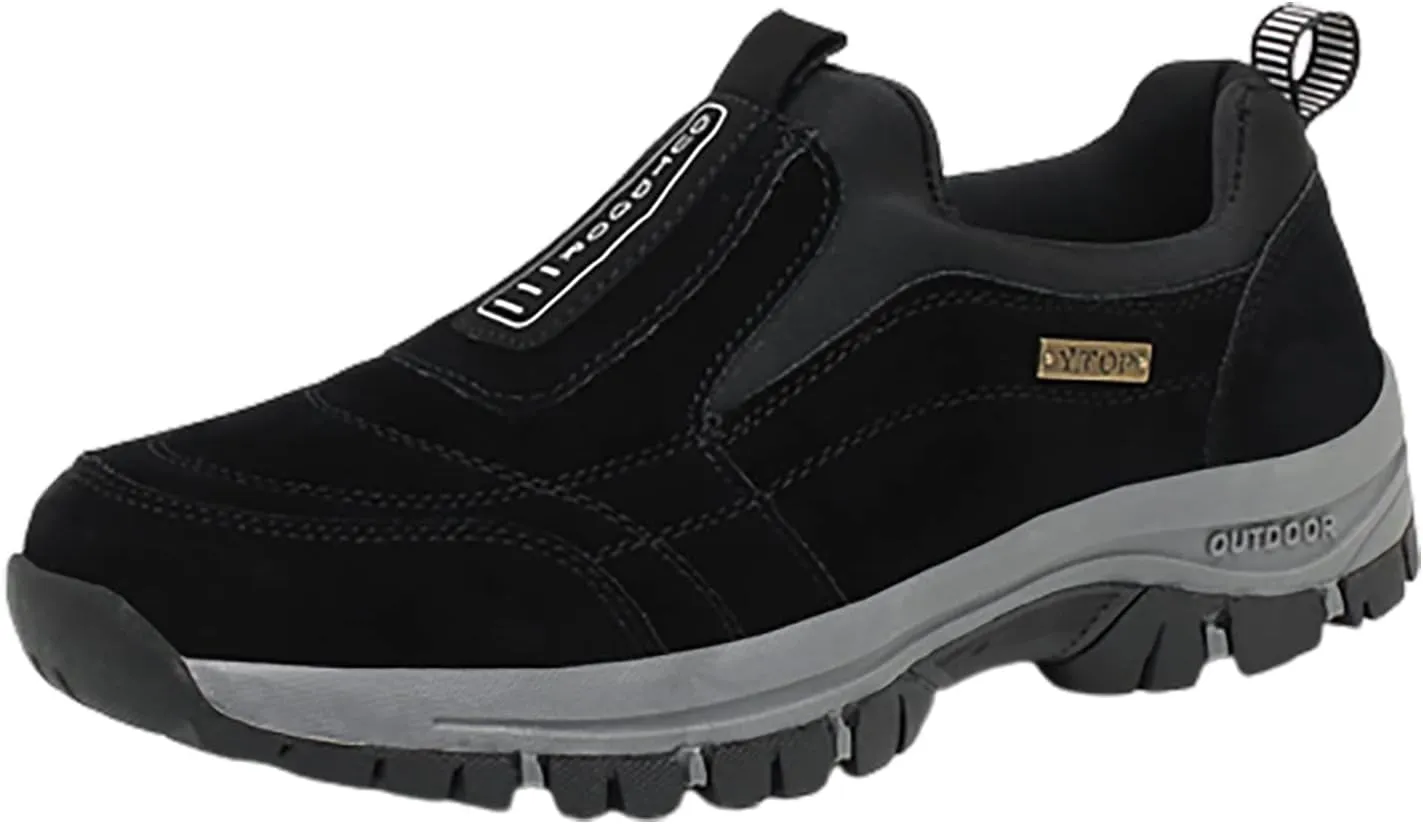 Men's Orthopedic Comfortable Slip-On Shoes Lightweight Breathable Slip on Running Shoe Comfortable Stretch Shoes