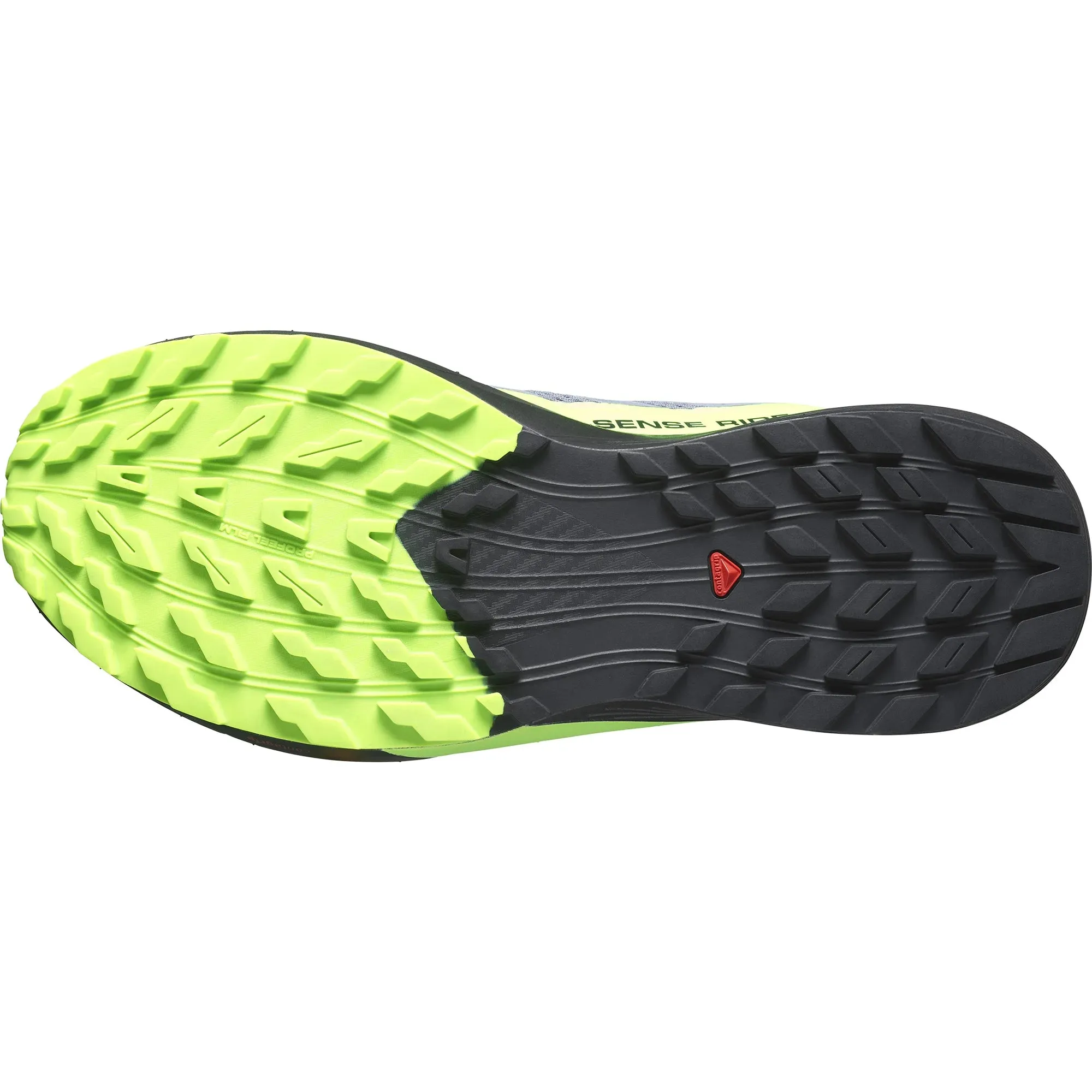 Men's Salomon Sense Ride 5 GTX Flint/Black/Grgec Odor Control Antimicrobial Treatment