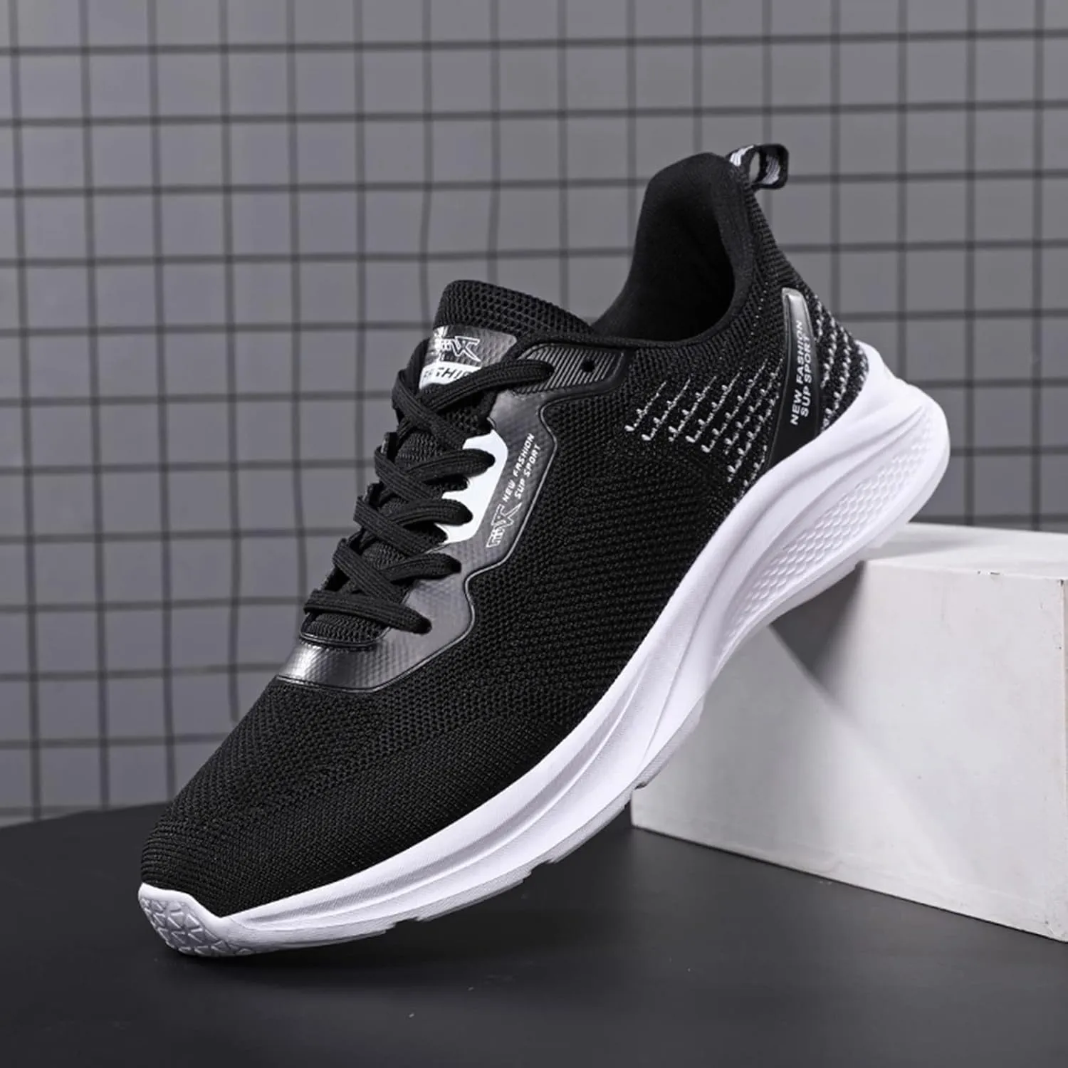 Mens Slip on Shoes Fashion Sneaker Breathable Mesh Fashion Sneakers Men Shoe Men's Comfortable Walking Shoes Tennis Comfortable Men Casual on