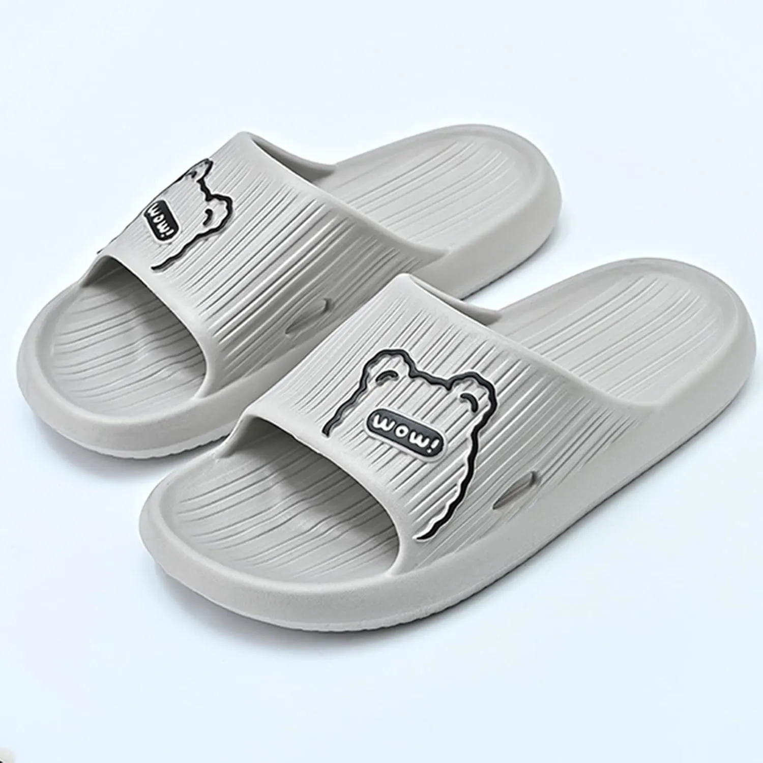 Mens Slippers Shower Shoes Women Bathroom Slippers Men Slides for Women Indoor Pool House Slides