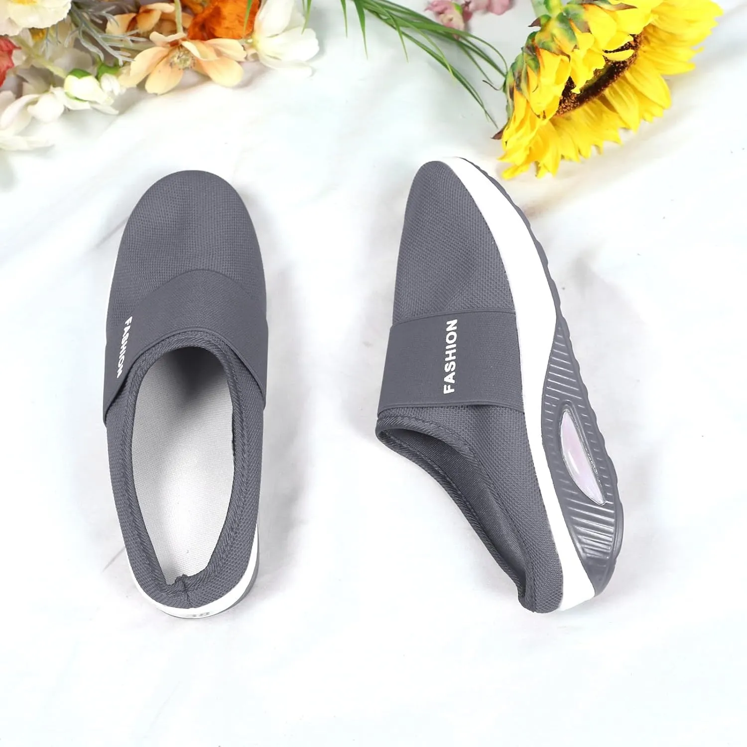 Mens Slippers with Arch Support Casual Mules Running Shoes for Men Loafers Shoes Dressy Casual Walking Sneakers Platform Tennis Shoe Casual Loafers