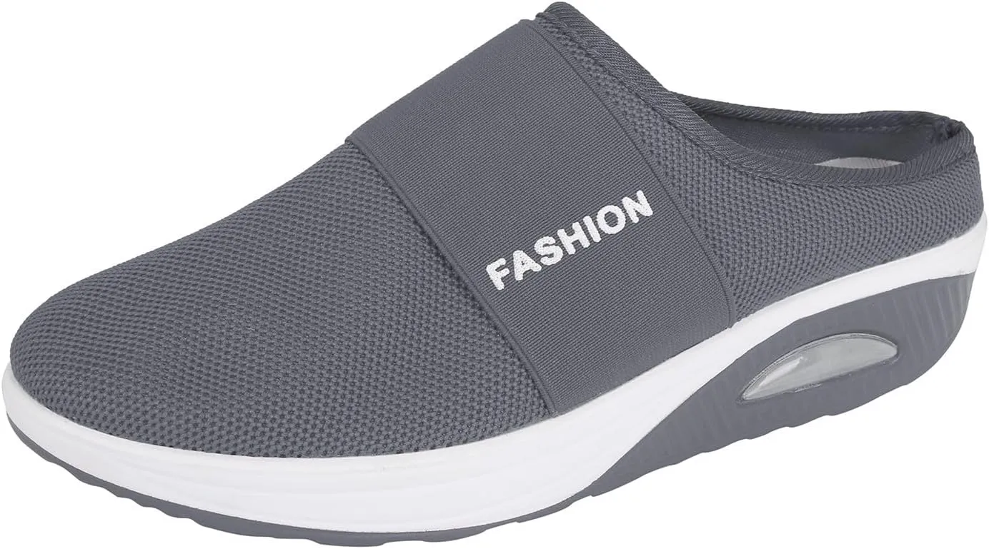 Mens Slippers with Arch Support Casual Mules Running Shoes for Men Loafers Shoes Dressy Casual Walking Sneakers Platform Tennis Shoe Casual Loafers