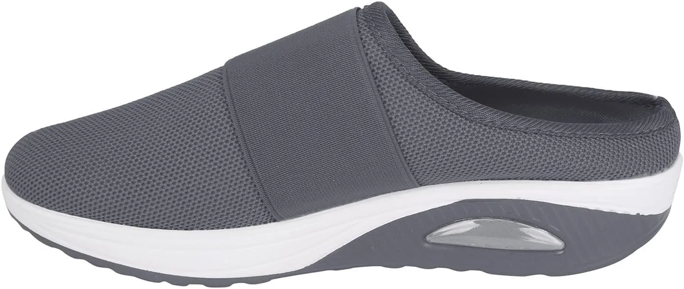 Mens Slippers with Arch Support Casual Mules Running Shoes for Men Loafers Shoes Dressy Casual Walking Sneakers Platform Tennis Shoe Casual Loafers