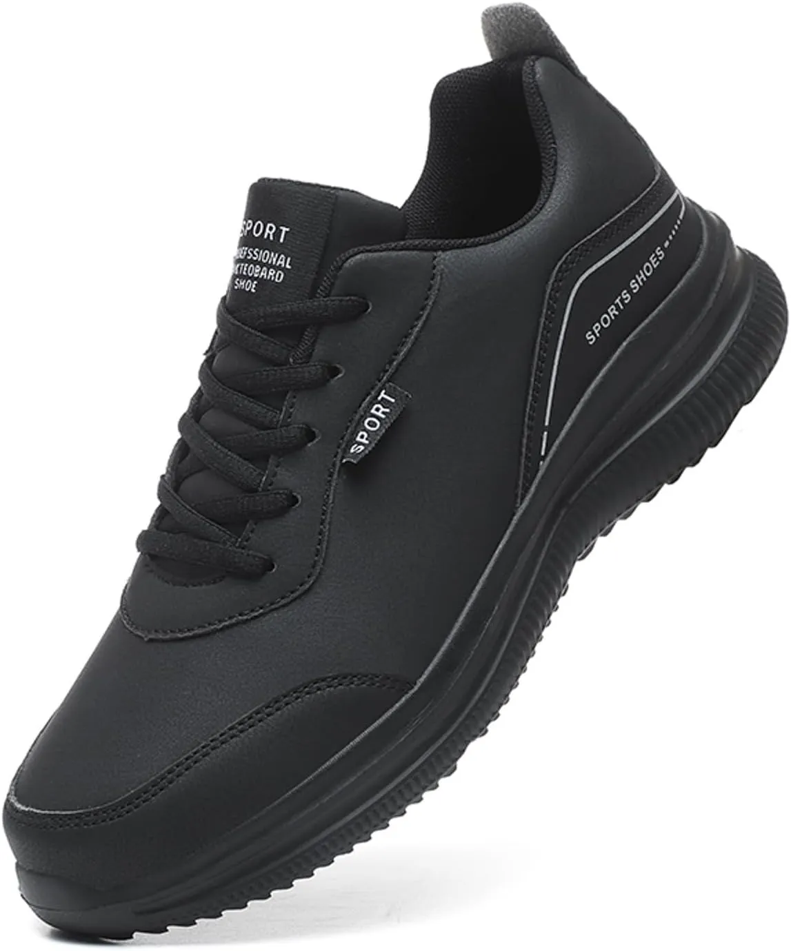 Men's Sneakers New Mens Shoes Comfortable Walking Shoes Tennis Comfortable Leather Sneakers for Men Casual Mesh Breathable Walking Slip on Running