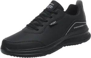 Men's Sneakers New Mens Shoes Comfortable Walking Shoes Tennis Comfortable Leather Sneakers for Men Casual Mesh Breathable Walking Slip on Running