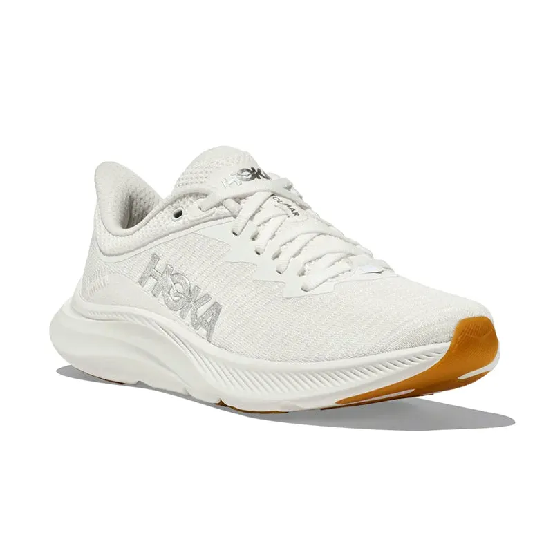 Men's Solimar White/White running for stress relief