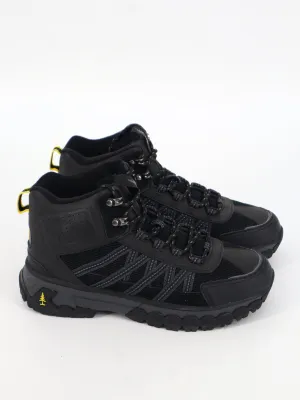 Men's Textured Hiking Shoes,Black Men's Textured Hiking Shoes,Black