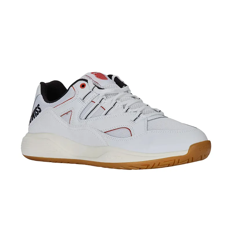 Men's Tura Team White/Black/Red Heat Dissipating Design