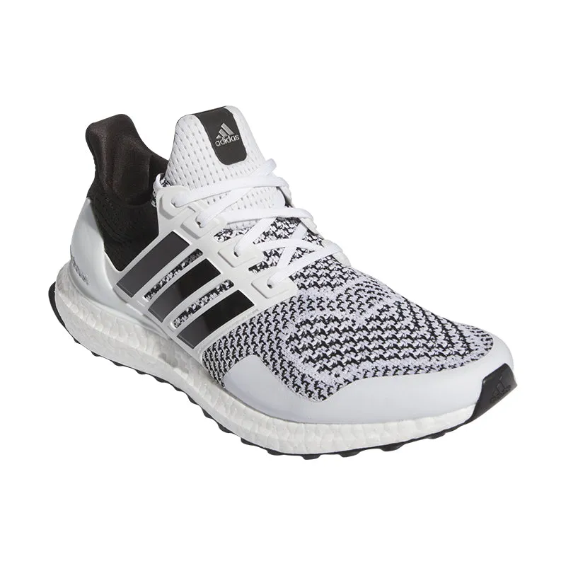 Men's Ultraboost 1.0 White/Black/Iron training - specific running shoes Stretch Lace Cover