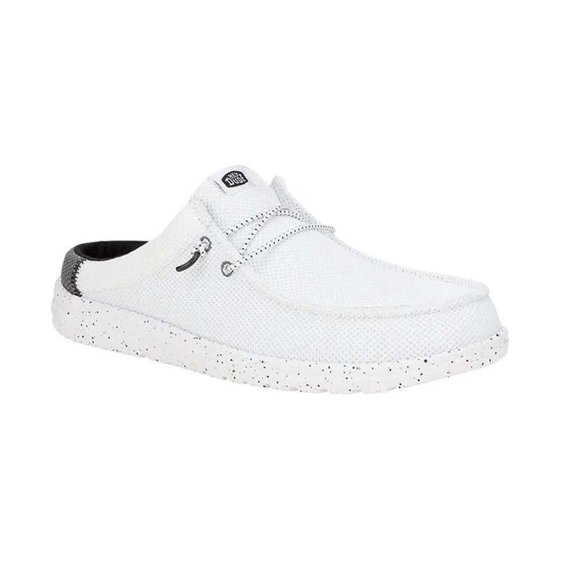Seamless Toe Comfort Walk Men's Wally Slip Varsity White/Black
