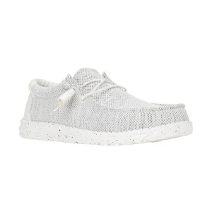 Men's Wally Stretch Sox Storm White Simple Style Slip Resistant Slip On