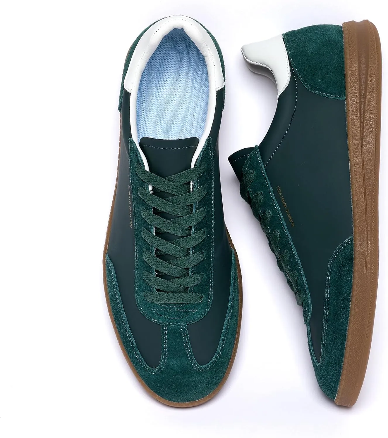 Men's Women's Fashion Sneakers Casual Leather Lace-up Sneakers Non-Slip Comfortable Casual Walking Shoes Breathable Non-Slip Running Tennis Outdoor Shoes