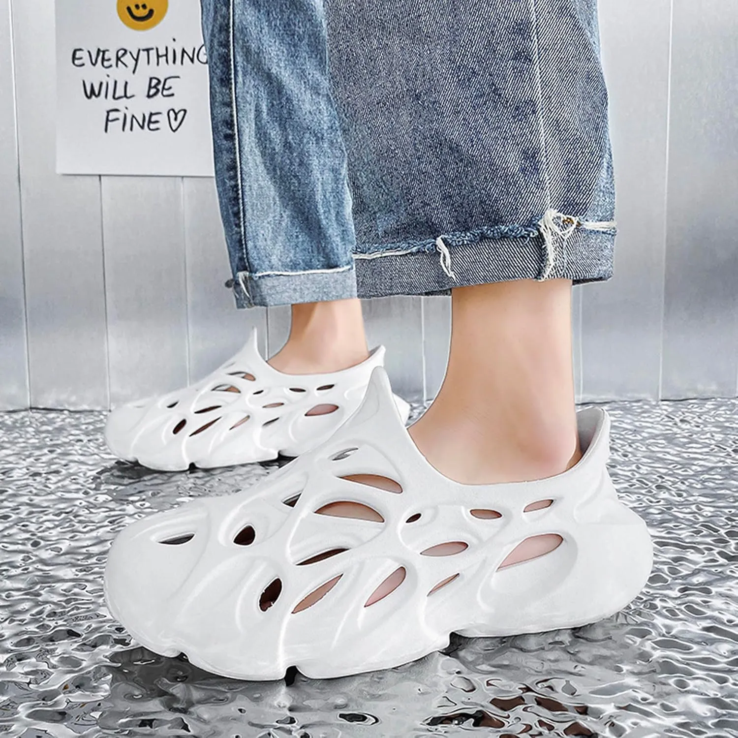 Men's Women's Summer Beach Water Shoes, Easy to Care Non Slip Breathable Sandals, Swimming Pool Sports Sandals, Outdoor Beach Sports Shoes