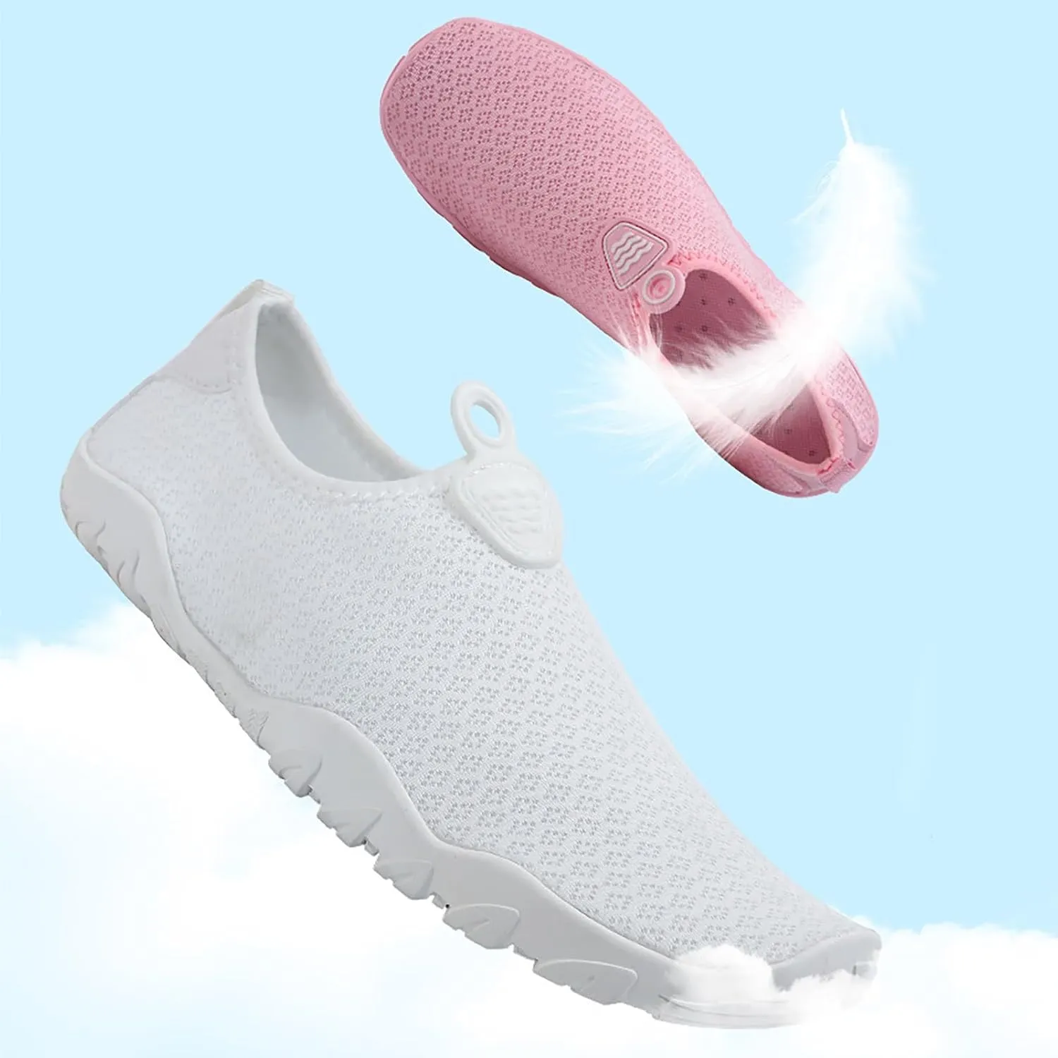 Mens Womens Water Shoes Quick Dry Barefoot Aqua Socks Non Slip Swim Surf Beach Yoga Camping Pool River Sport Outdoor Shoes Spring Shoe for Women 2025