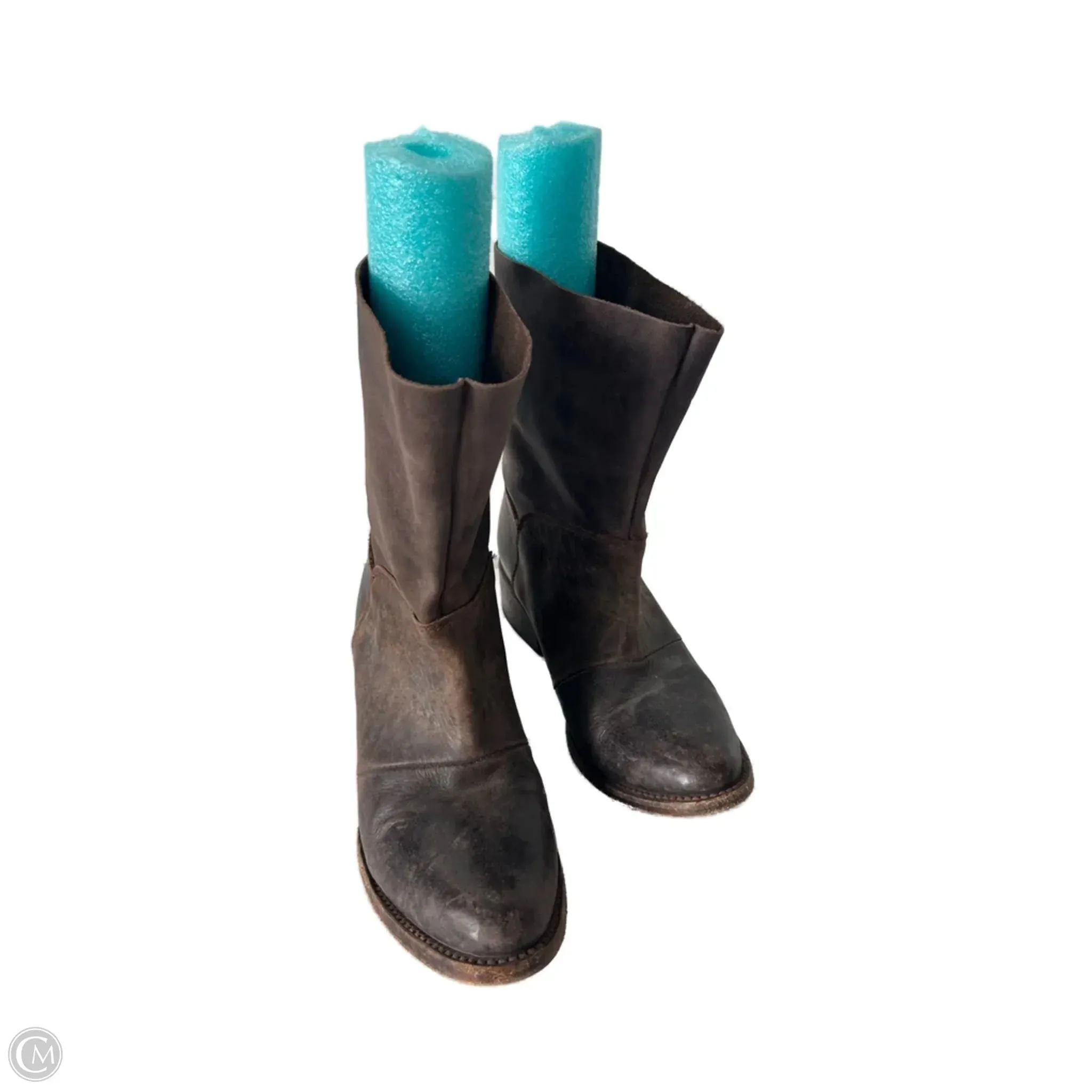 Outdoor Boots Boots Mid-calf Flats By Freebird In Brown, Size: 8