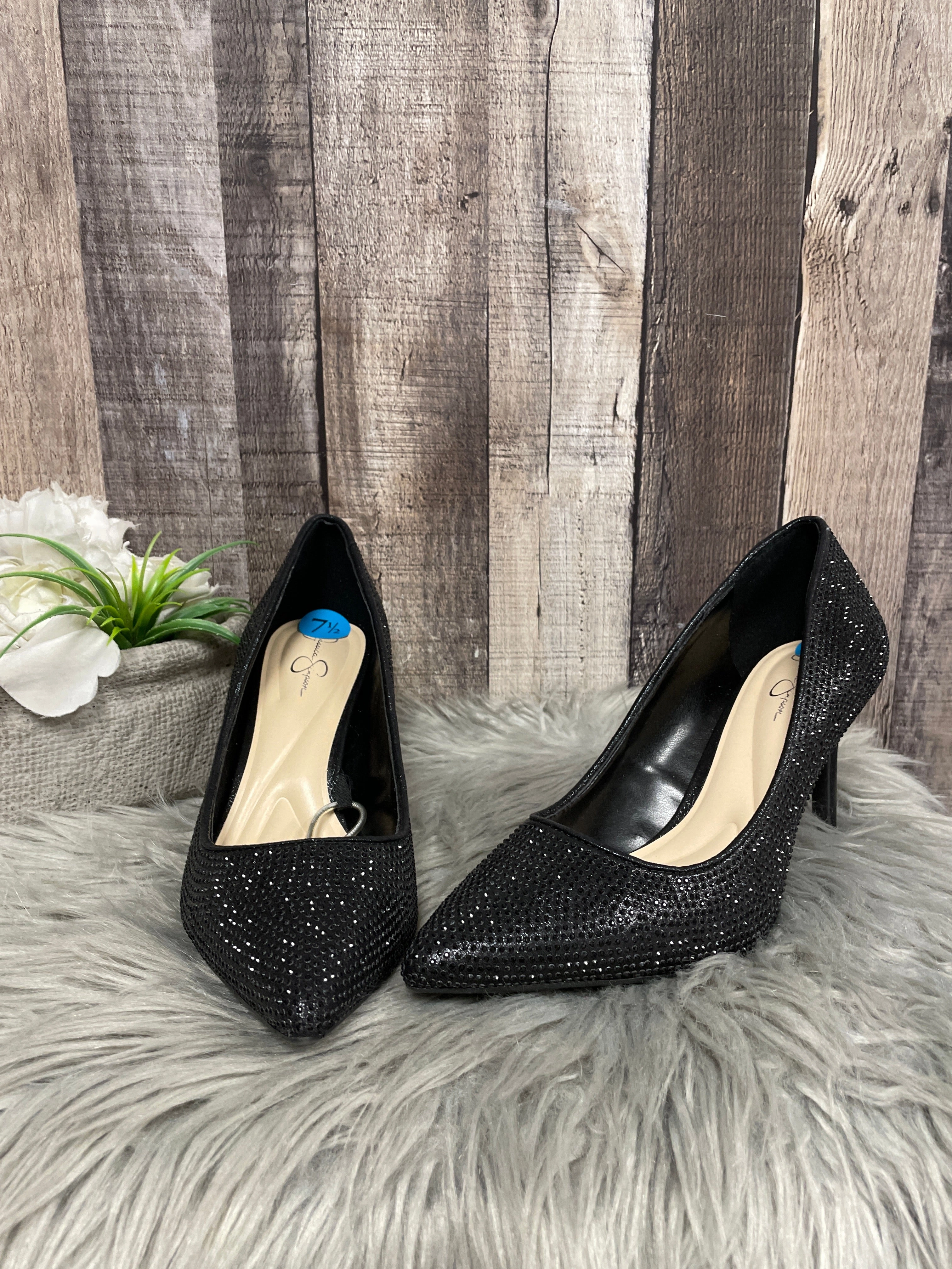 Shoes Heels Stiletto By Jessica Simpson In Black, Size: 7.5 Classic Sandals