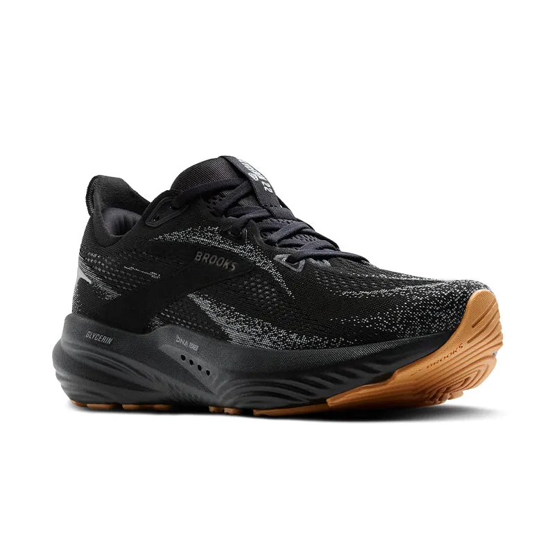 Men's Glycerin 22 Black/Primer Gray/Biscuit dirt path easy - to - wear shoes