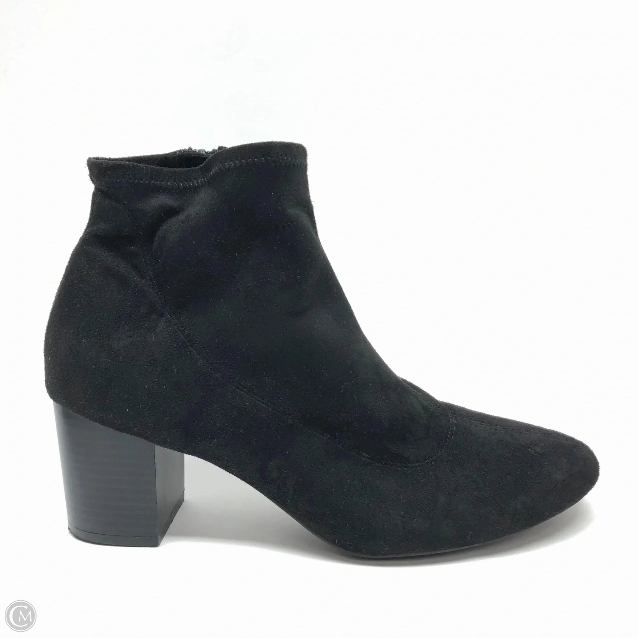 Boots Ankle Heels By Life Stride In Black, Size: 9.5 Shear Warm