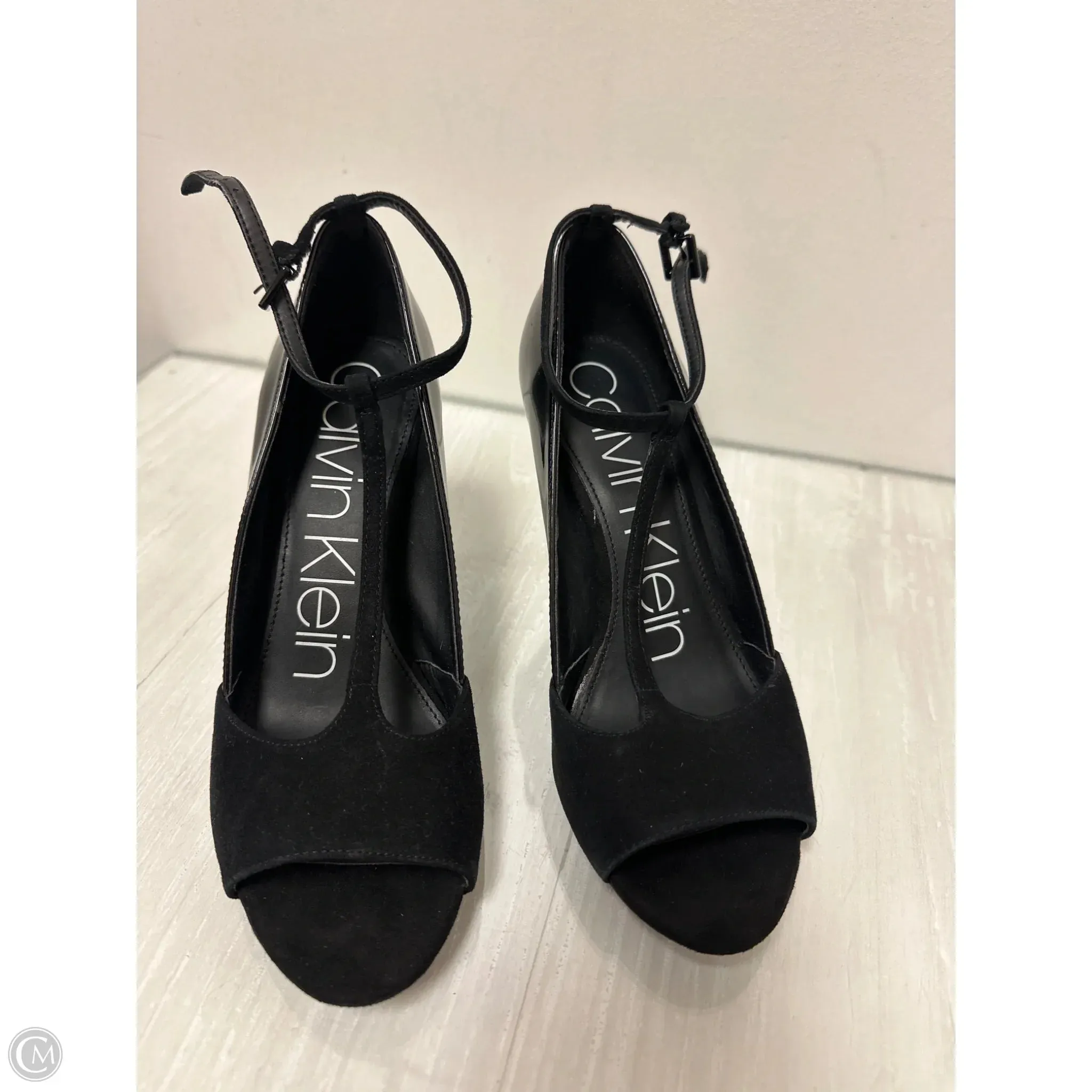 Shoes Heels Stiletto By Calvin Klein In Black, Size: 7.5 Easy To Clean Pointed Toe