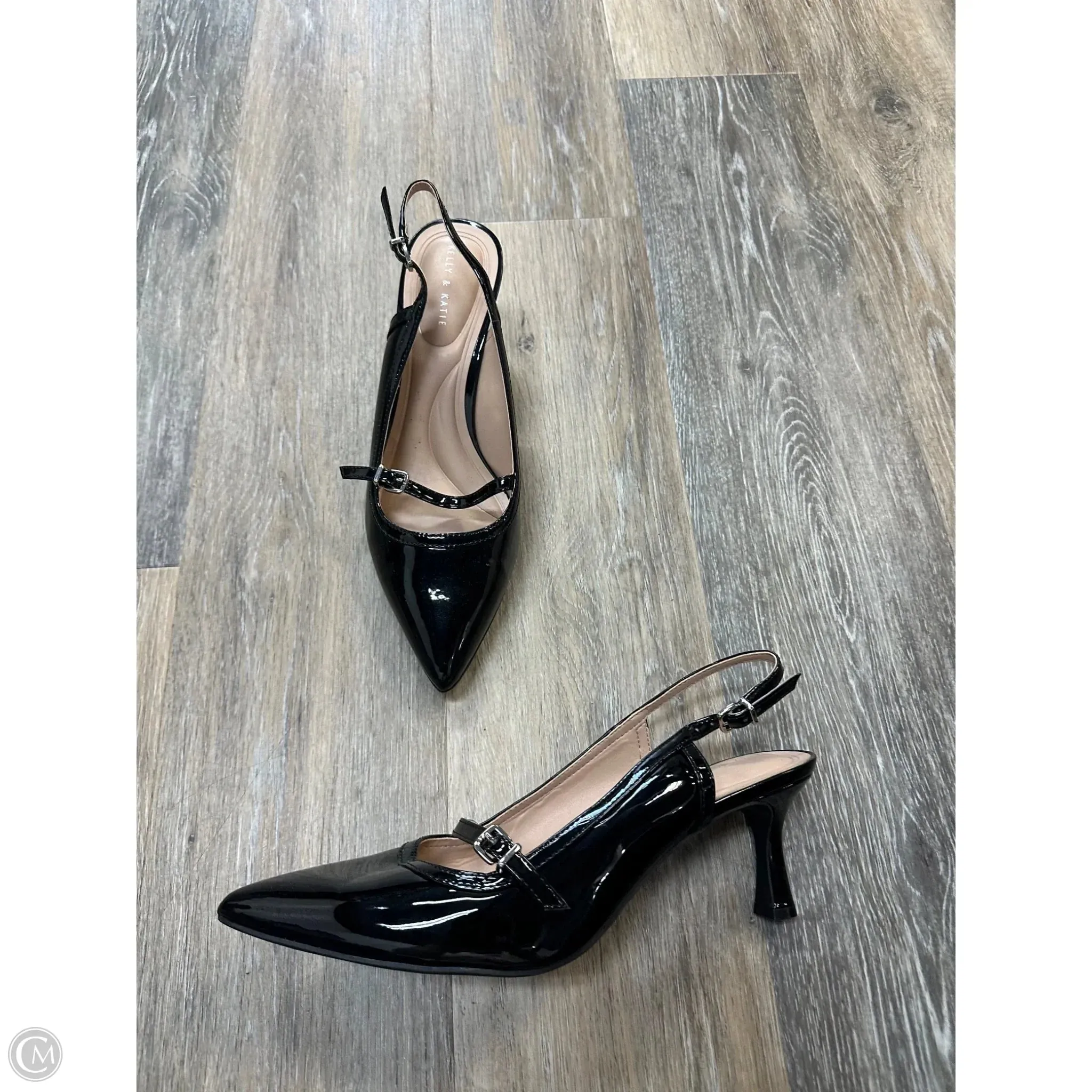 Shoes Heels Stiletto By Kelly And Katie In Black, Size: 10 Leather Insole Breathable mesh