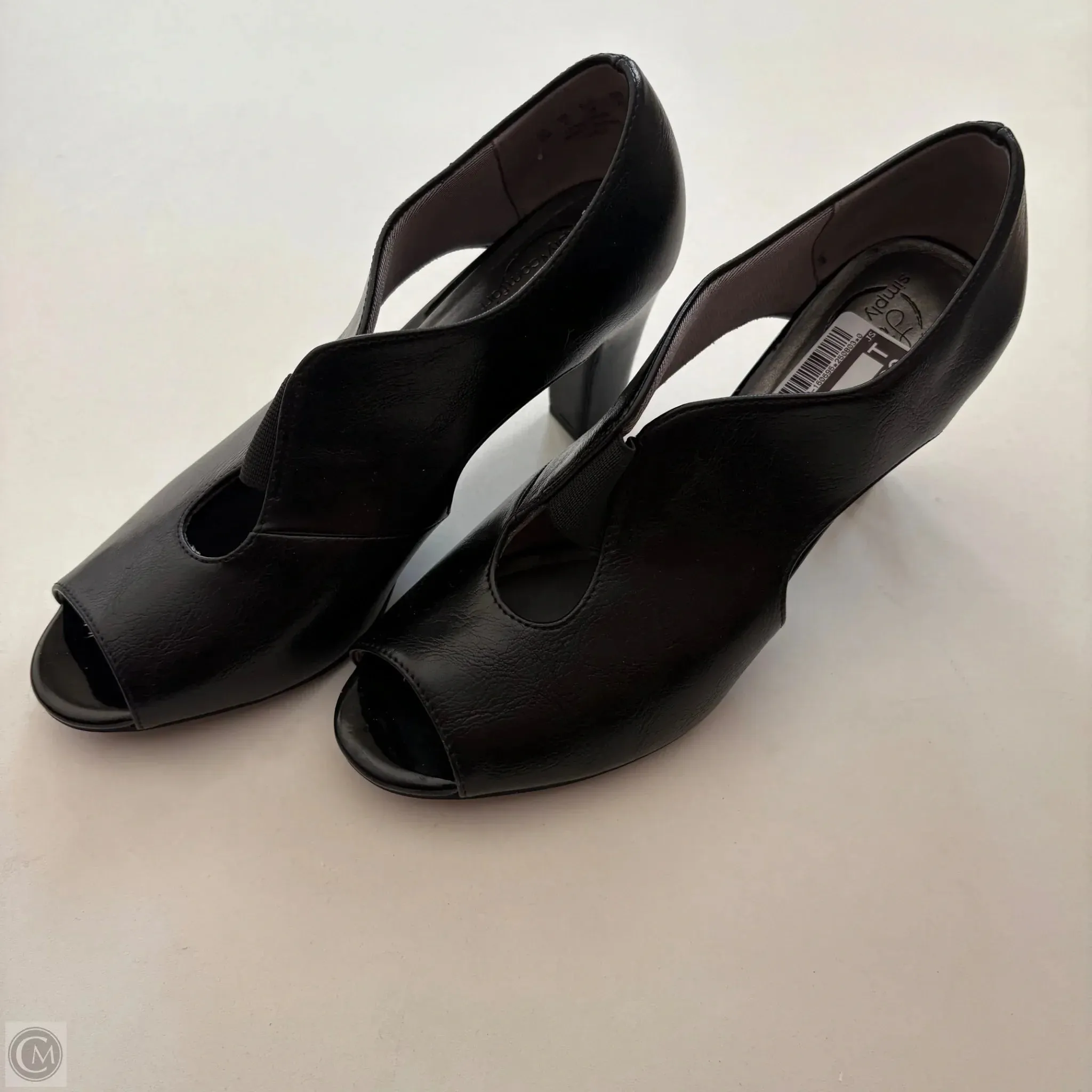 Shoes Heels Block By Life Stride In Black, Size: 8 Stable Fit Vegan Wedding Heels