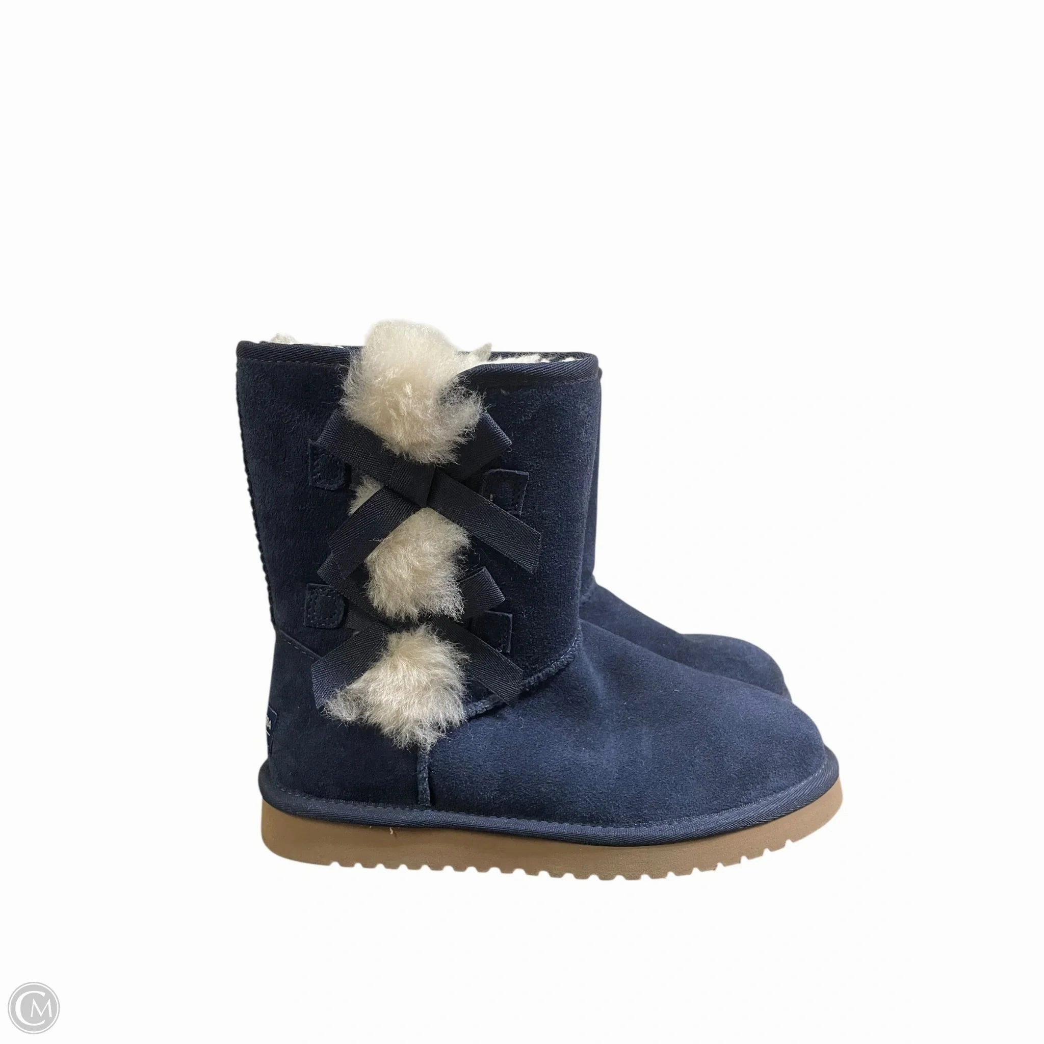 Boots Ankle Flats By Koolaburra By Ugg In Blue, Size: 6 Low Ankle Style