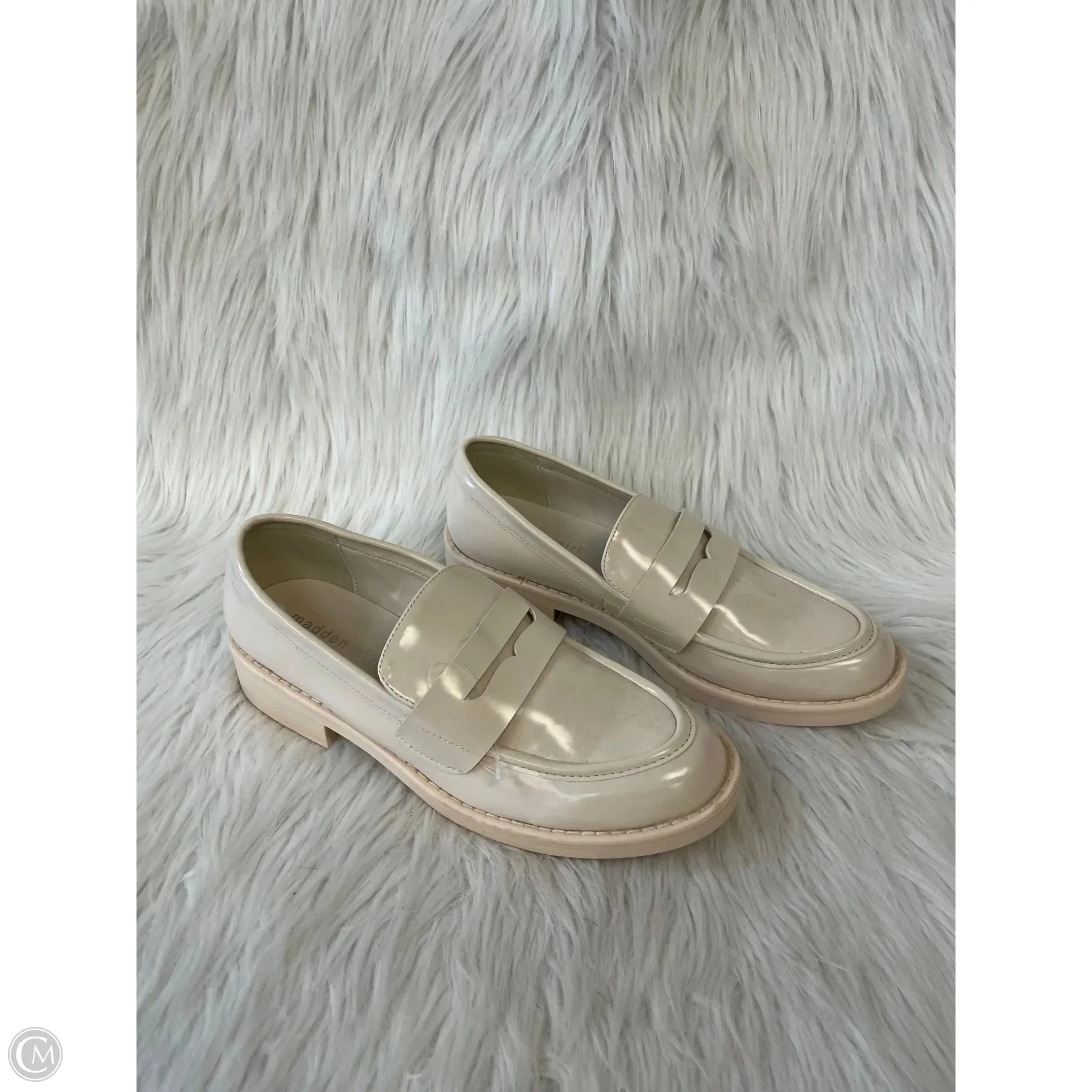 Shoes Heels Block By Madden Girl In Cream, Size: 7.5 formal dress shoes Dainty Heels