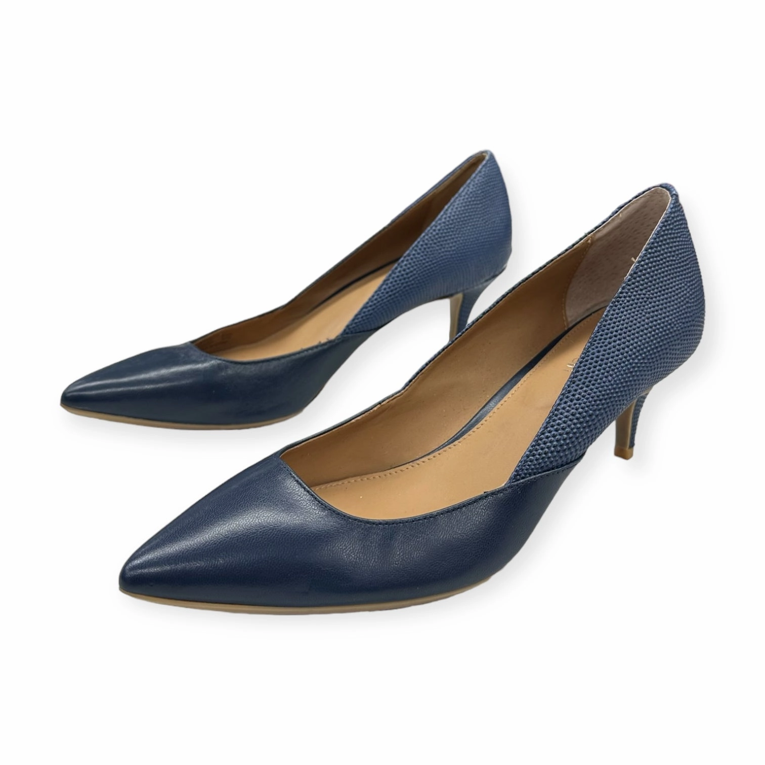 Navy Shoes Heels Stiletto Calvin Klein, Size 6.5 Pink Heels