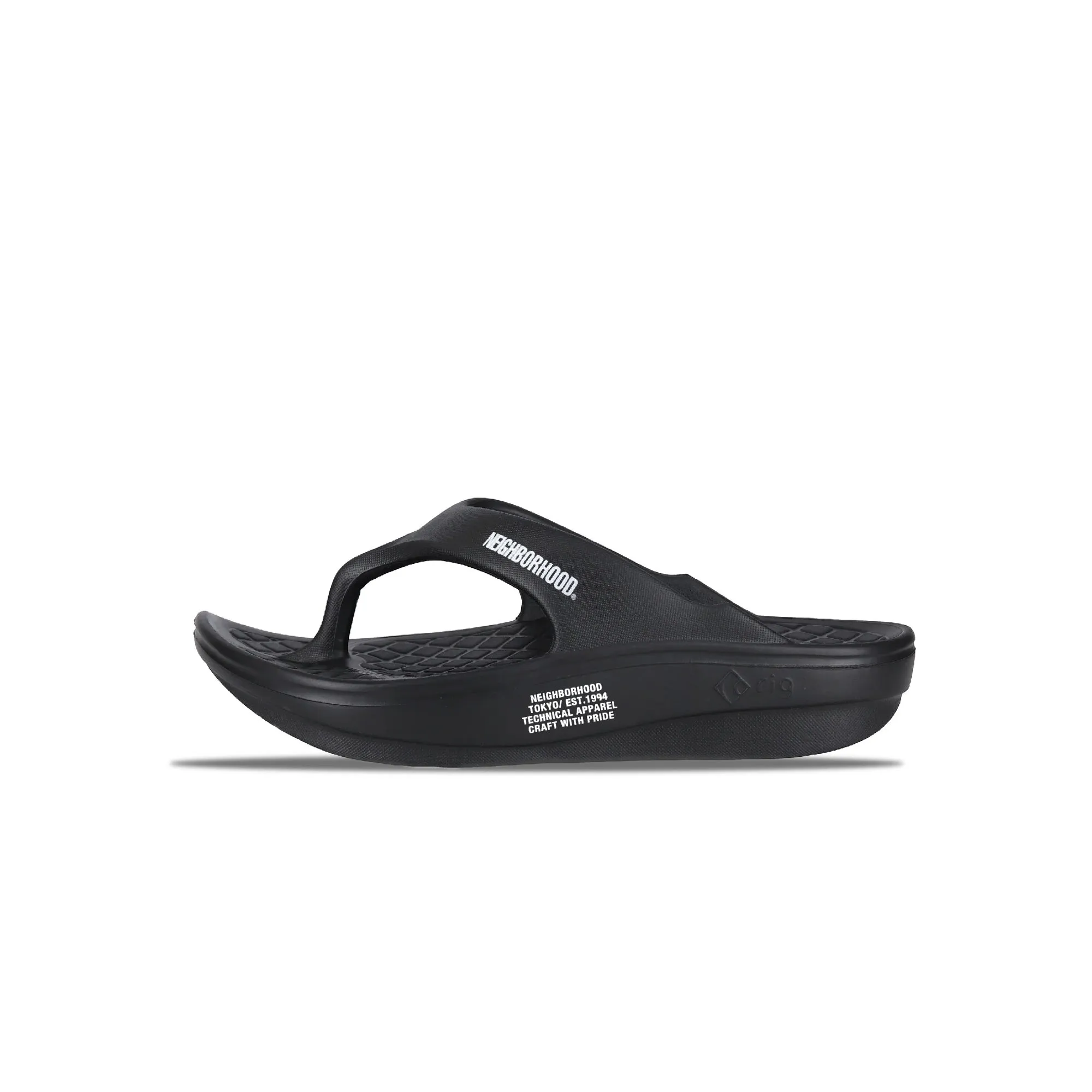Neighborhood x Rig Flip Flop 2.0 color - white left - right specific shoes