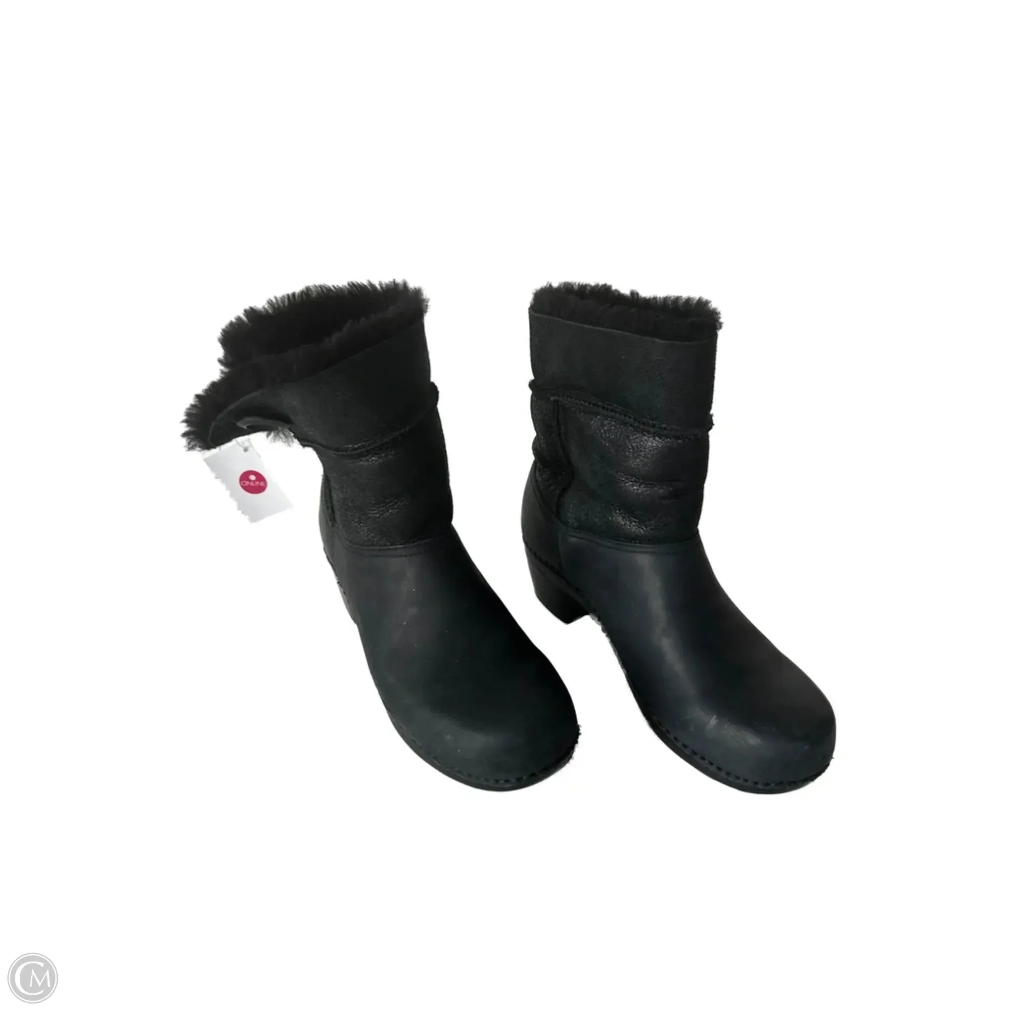 Boots Mid-calf Heels By Dansko In Black, Size: 9.5 Quiet Look