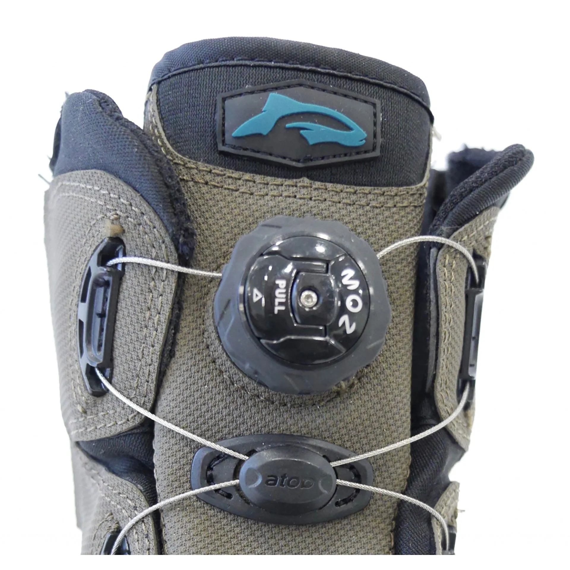 New Rubber Field and Fish Atop Lacing system boot
