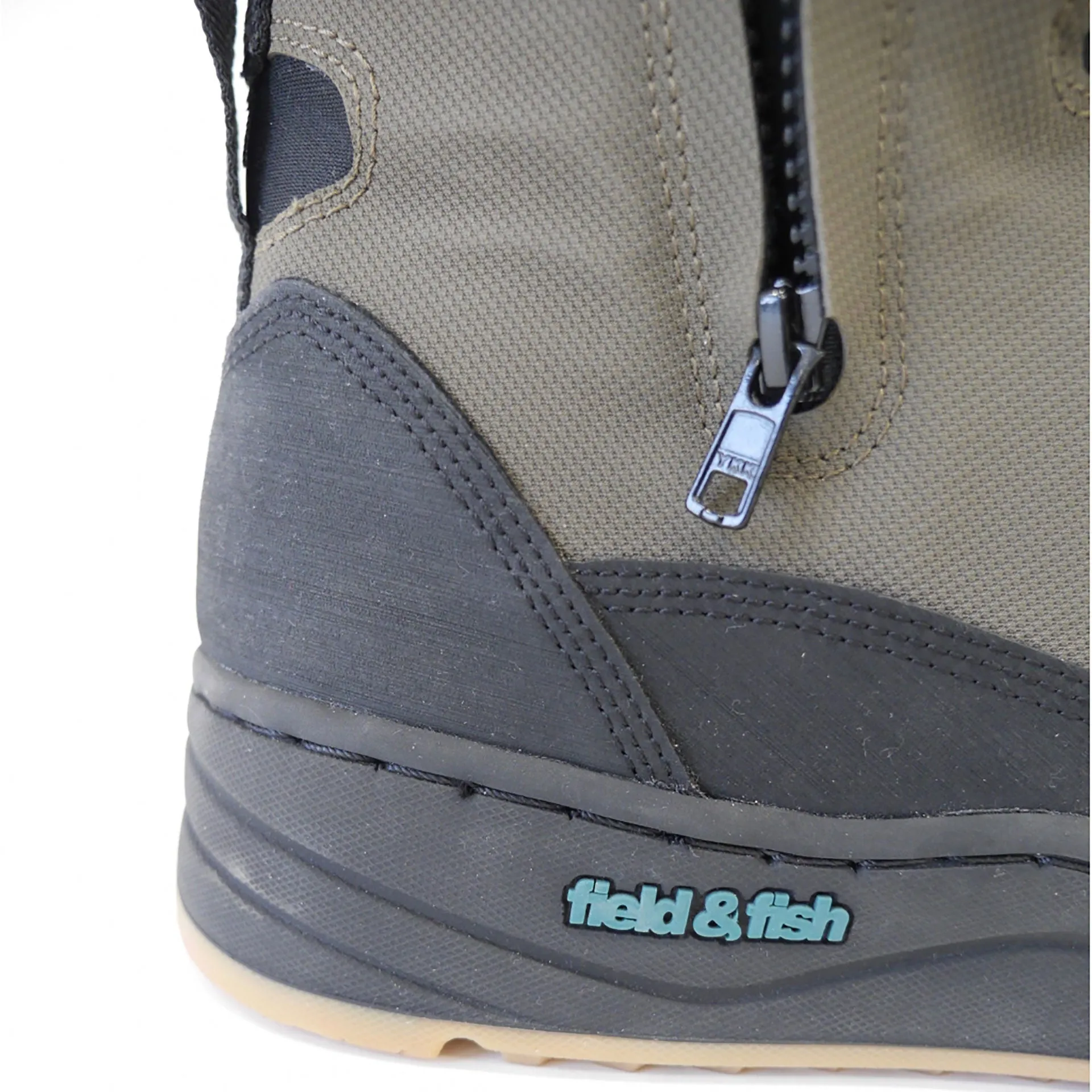 New Rubber Field and Fish Atop Lacing system boot